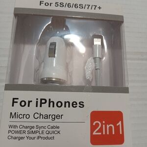 IPhone Charger for 5s 6 6s 7 and 7t 2 inl